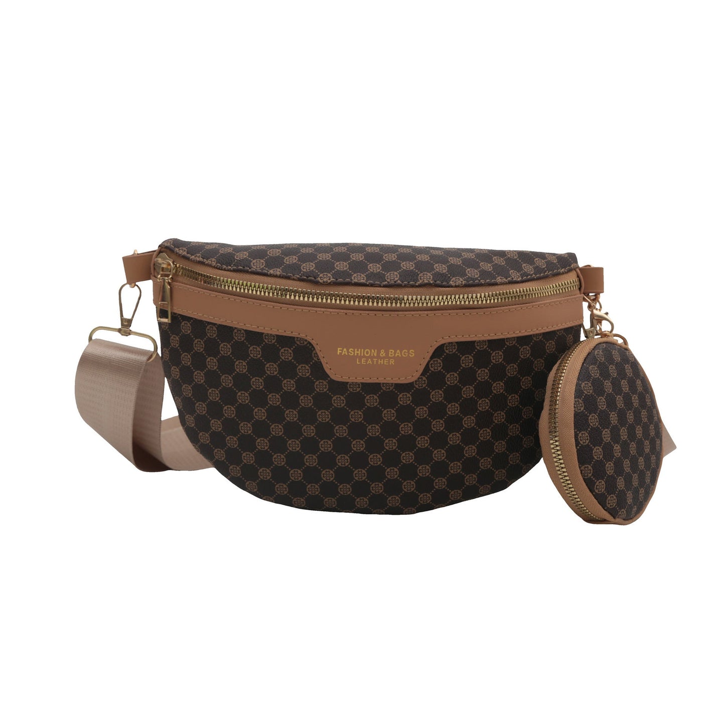 Sac banane monogramme – Sangle ajustable & pochette incluse