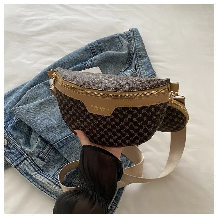 Sac banane monogramme – Sangle ajustable & pochette incluse