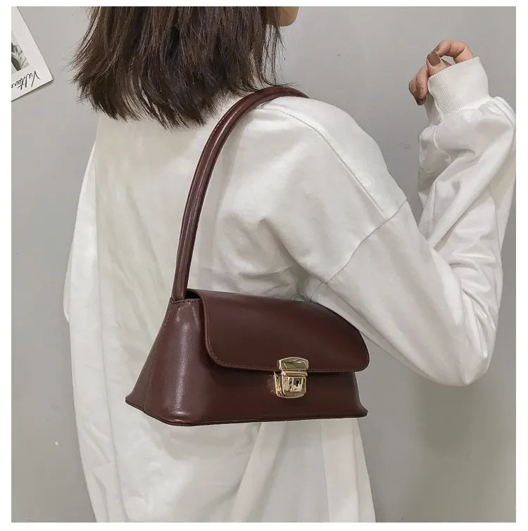 Mini sac bandoulière femme – Style vintage à fermoir tournant