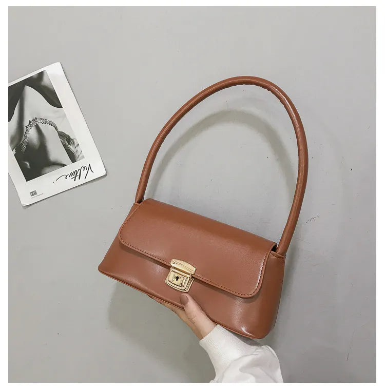 Mini sac bandoulière femme – Style vintage à fermoir tournant