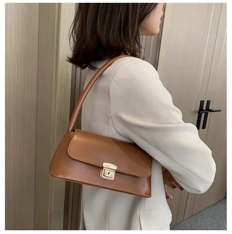 Mini sac bandoulière femme – Style vintage à fermoir tournant