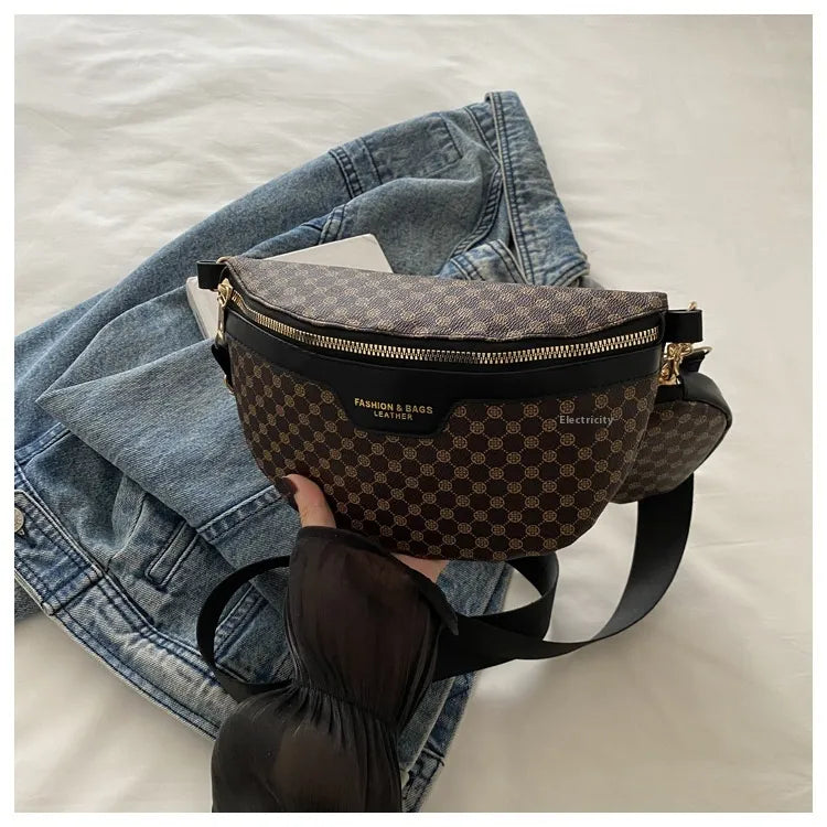 Sac banane monogramme – Sangle ajustable & pochette incluse