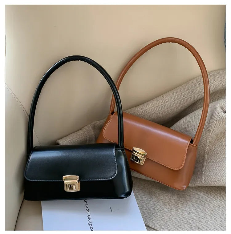 Mini sac bandoulière femme – Style vintage à fermoir tournant
