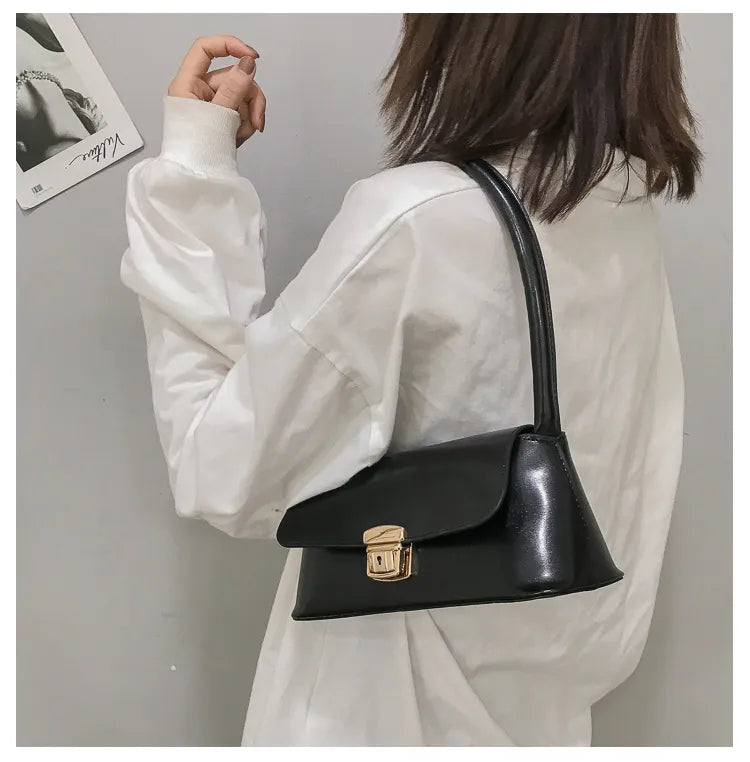 Mini sac bandoulière femme – Style vintage à fermoir tournant