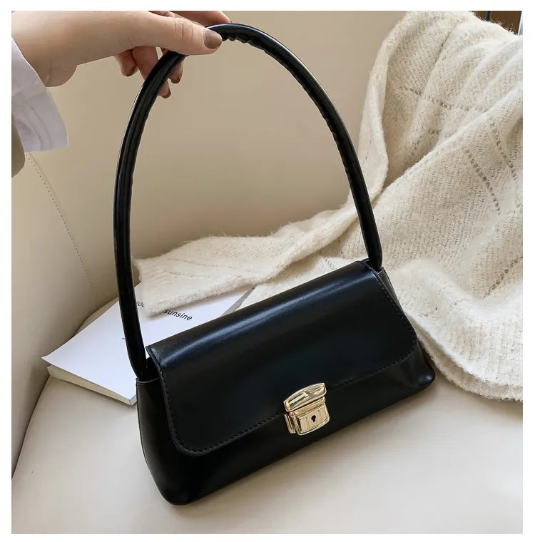 Mini sac bandoulière femme – Style vintage à fermoir tournant