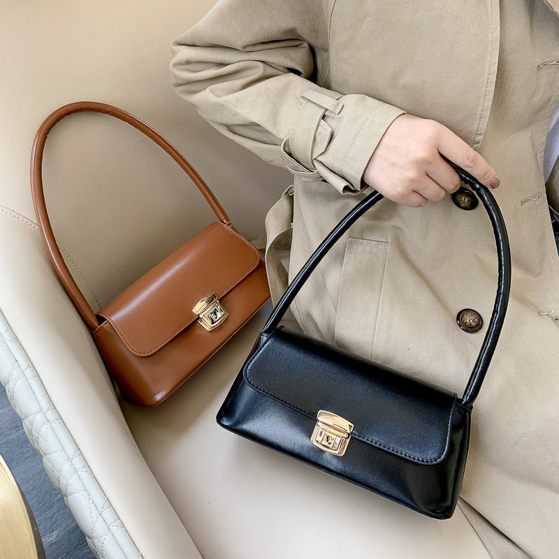 Mini sac bandoulière femme – Style vintage à fermoir tournant