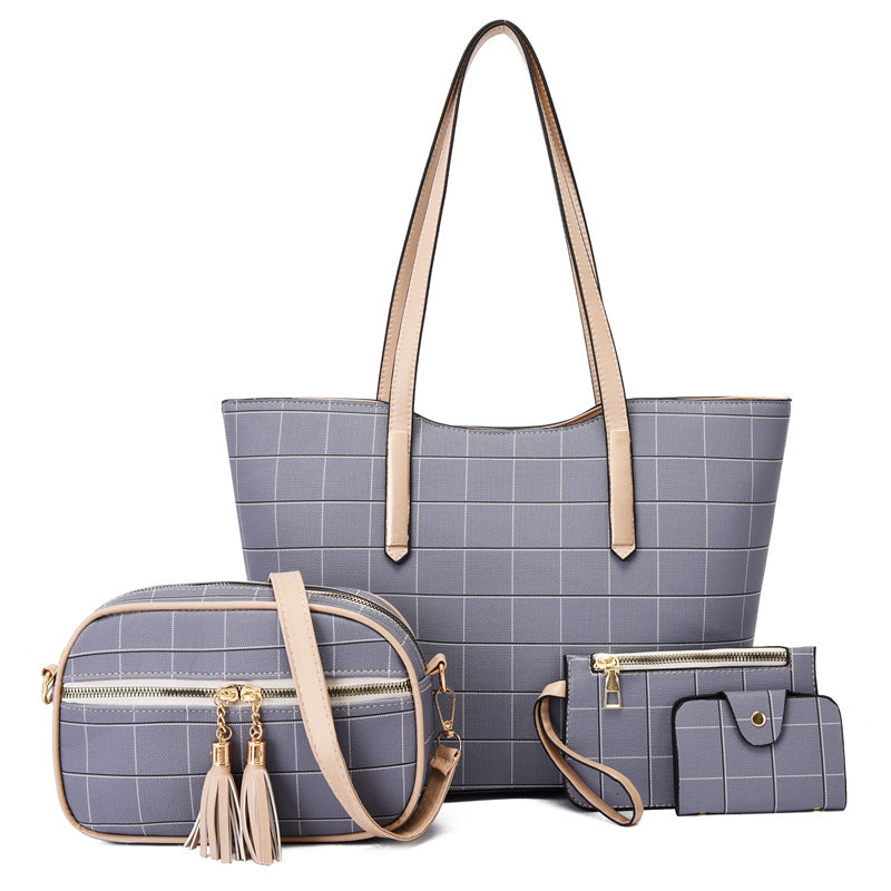 Set 4 pièces : tote et portefeuille