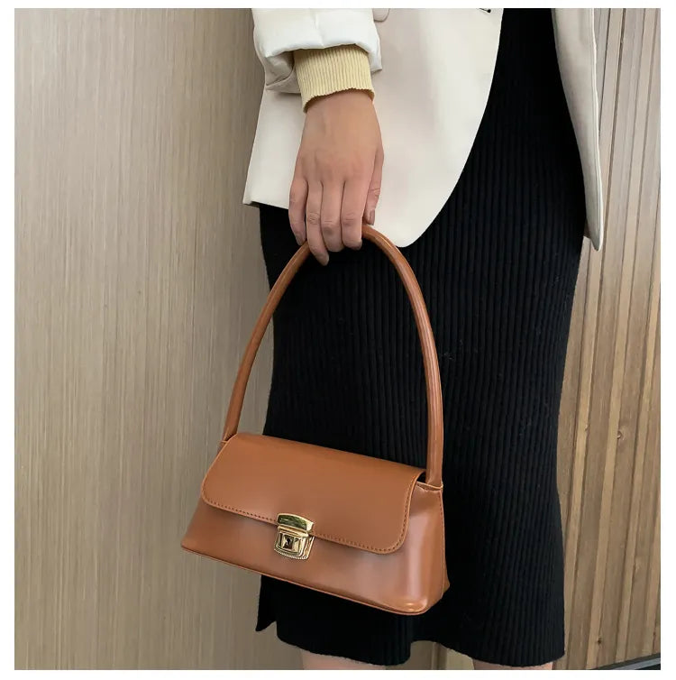Mini sac bandoulière femme – Style vintage à fermoir tournant