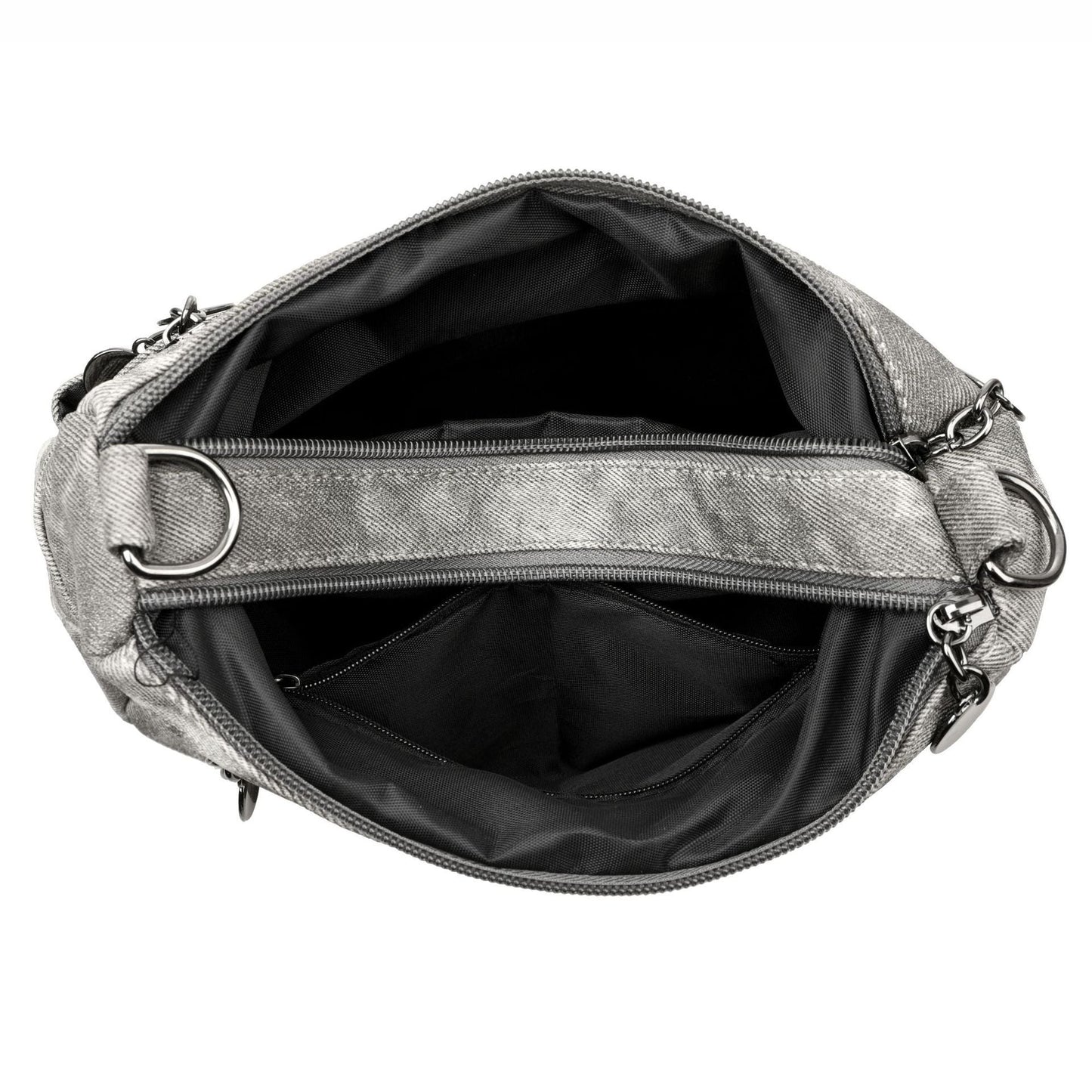 Sac bandoulière décontracté – Multi-zip léger