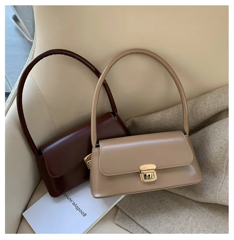 Mini sac bandoulière femme – Style vintage à fermoir tournant