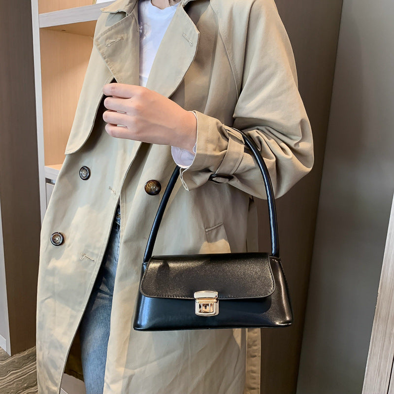 Mini sac bandoulière femme – Style vintage à fermoir tournant