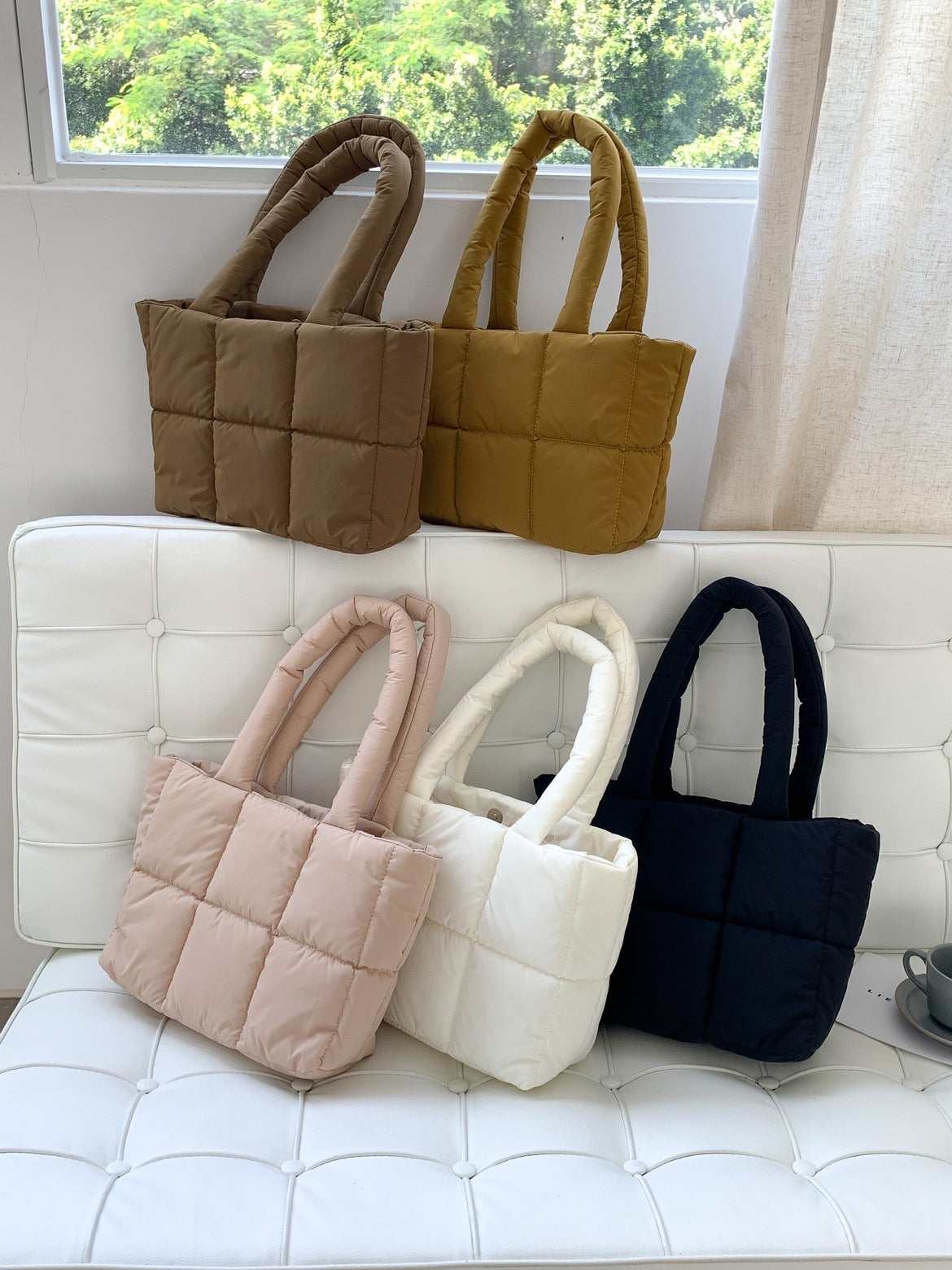 Tote matelassé – Doux & stylé pour tous les jours