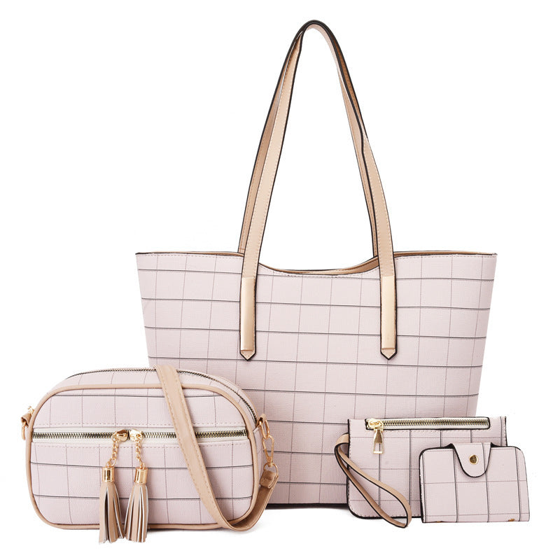 Set 4 pièces : tote et portefeuille