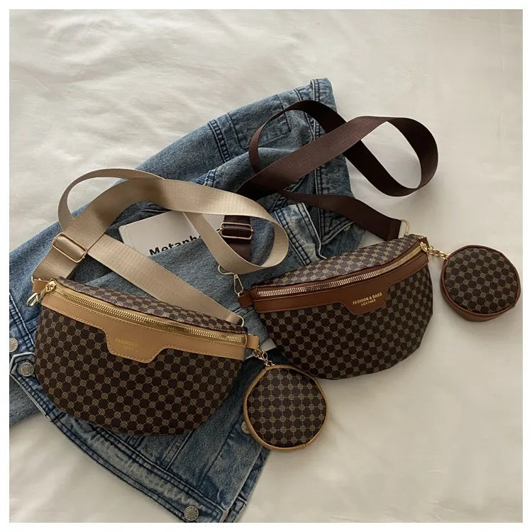 Sac banane monogramme – Sangle ajustable & pochette incluse