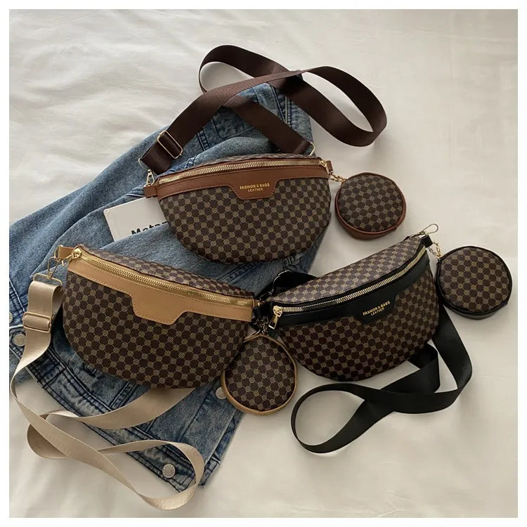 Sac banane monogramme – Sangle ajustable & pochette incluse
