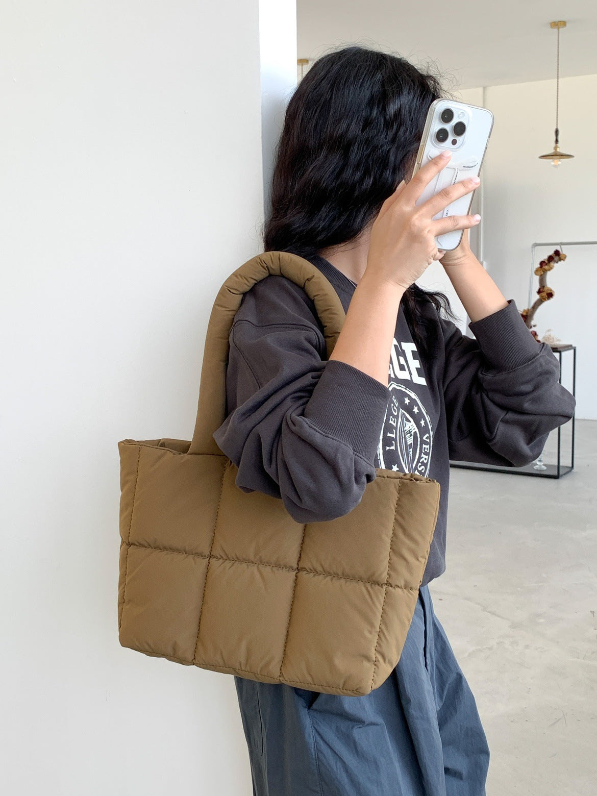 Tote matelassé – Doux & stylé pour tous les jours