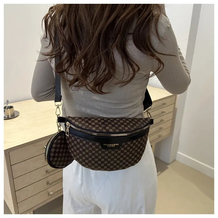 Sac banane monogramme – Sangle ajustable & pochette incluse