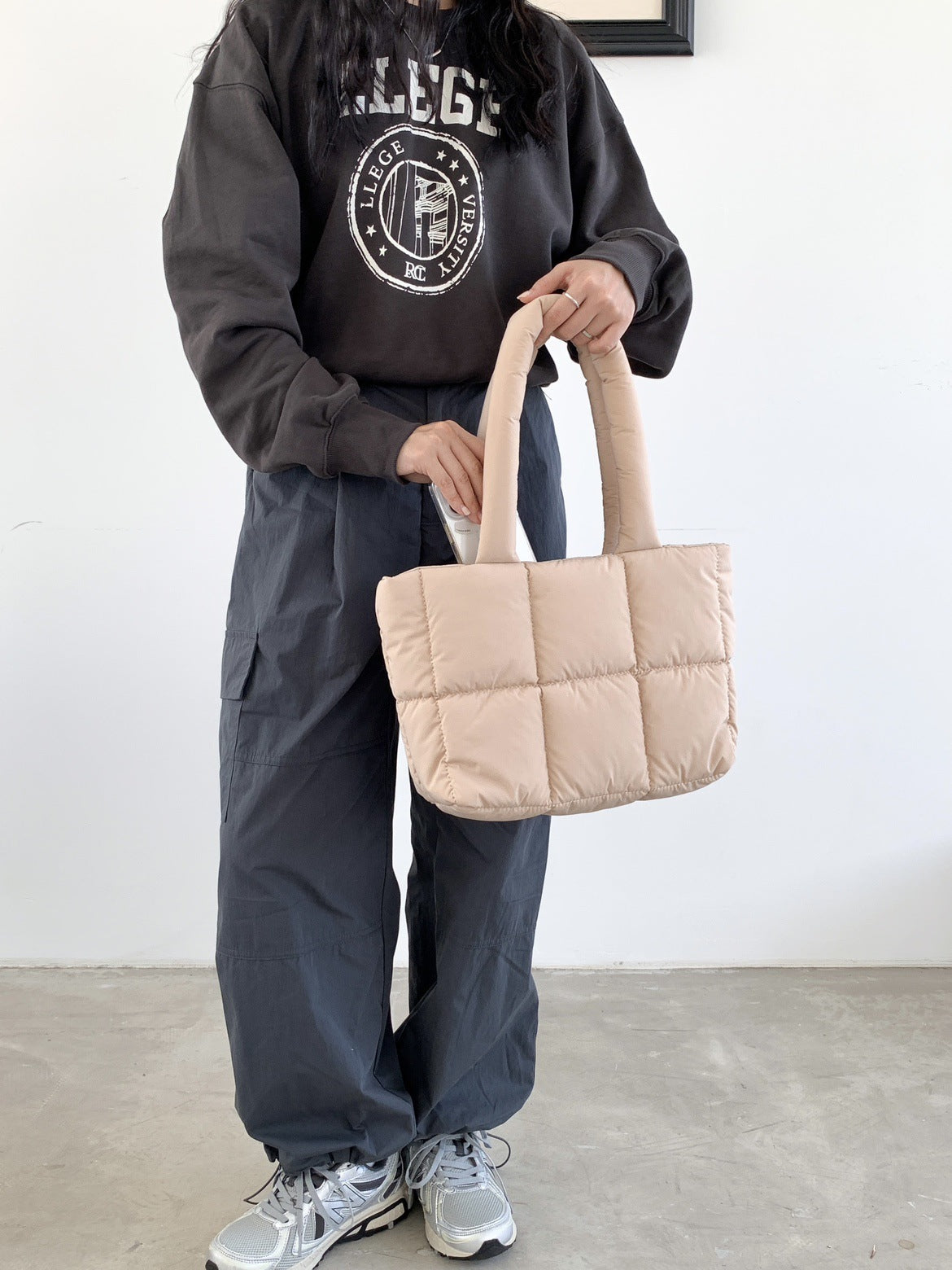 Tote matelassé – Doux & stylé pour tous les jours