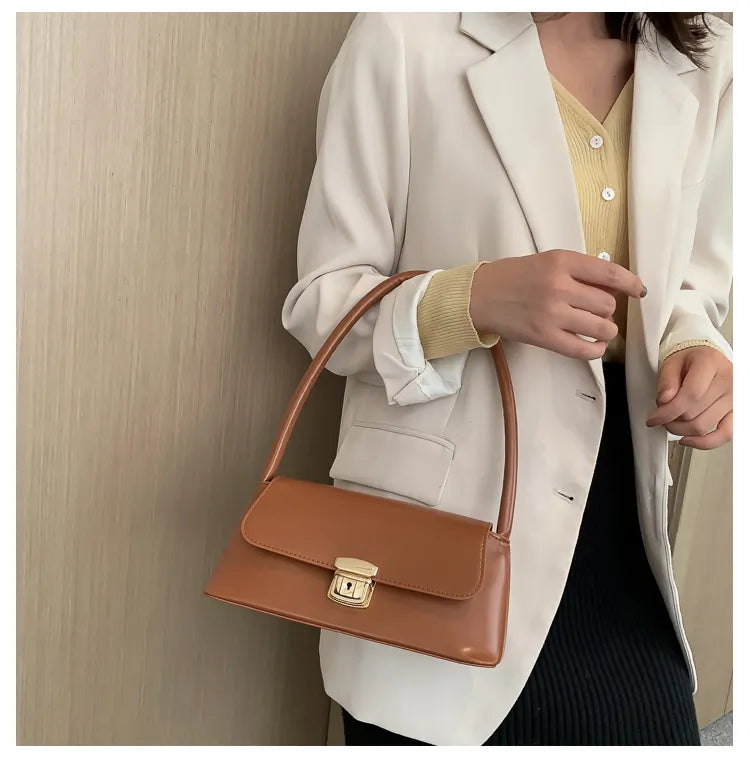 Mini sac bandoulière femme – Style vintage à fermoir tournant