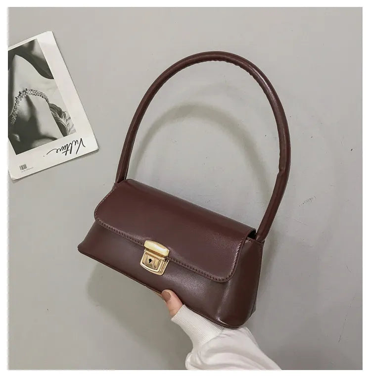 Mini sac bandoulière femme – Style vintage à fermoir tournant