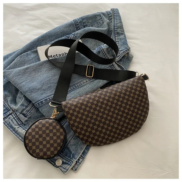 Sac banane monogramme – Sangle ajustable & pochette incluse