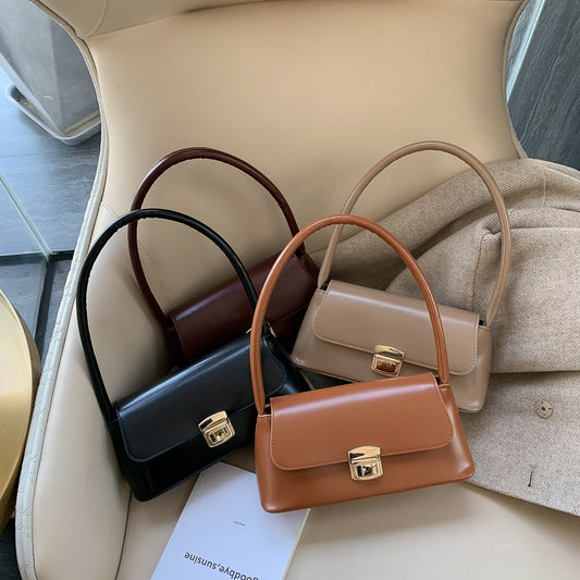 Mini sac bandoulière femme – Style vintage à fermoir tournant