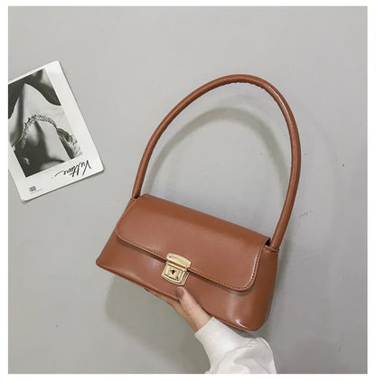 Mini sac bandoulière femme – Style vintage à fermoir tournant