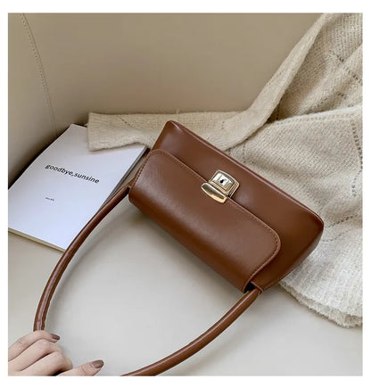 Mini sac bandoulière femme – Style vintage à fermoir tournant