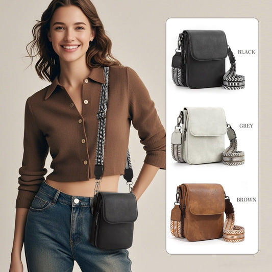 Mini Sac Bandoulière Portatif à Sangle Réglable