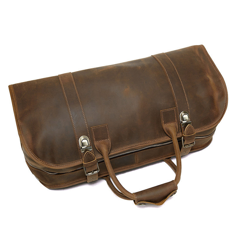 Sac Vintage de Voyage en Cuir Européen et Américain