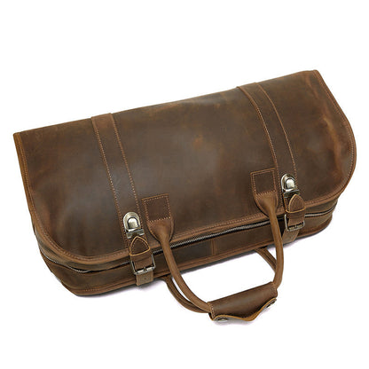 Sac Vintage de Voyage en Cuir Européen et Américain