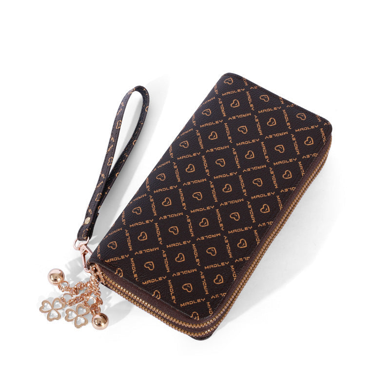 Portefeuille Femme Chic à Double Zip