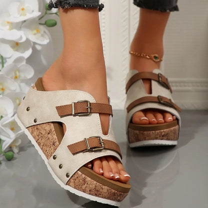 Sandales à Plateforme Chic
