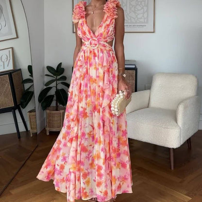 Bella Flora | Robe Longue Chic