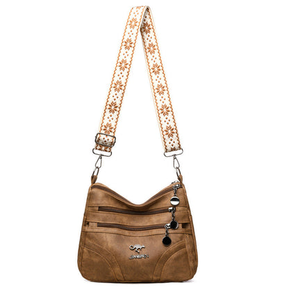Sac bandoulière décontracté – Multi-zip léger