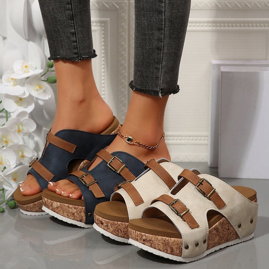 Sandales à Plateforme Chic