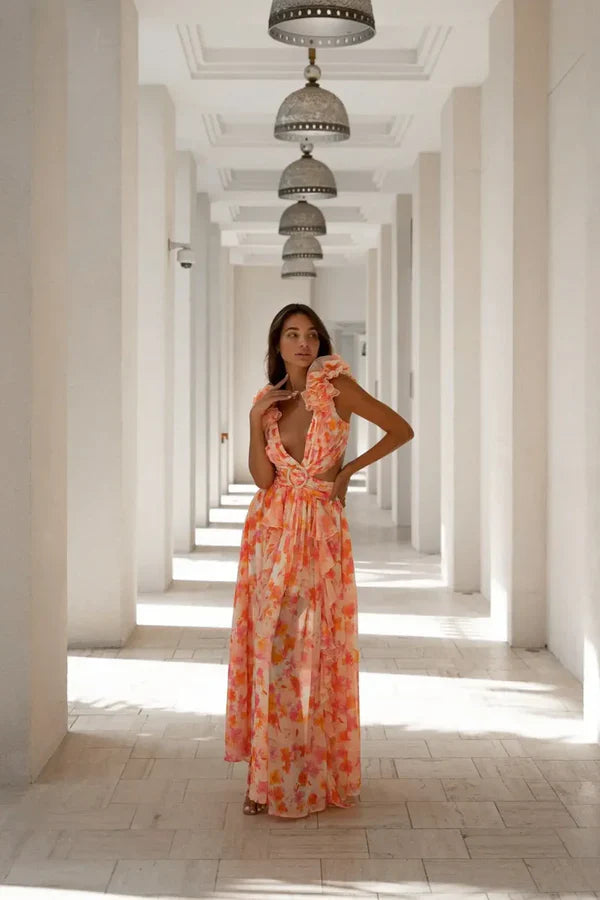 Bella Flora | Robe Longue Chic