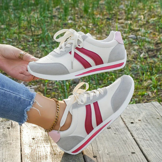 Baskets Femme Bicolores – Confort & Style Sportif